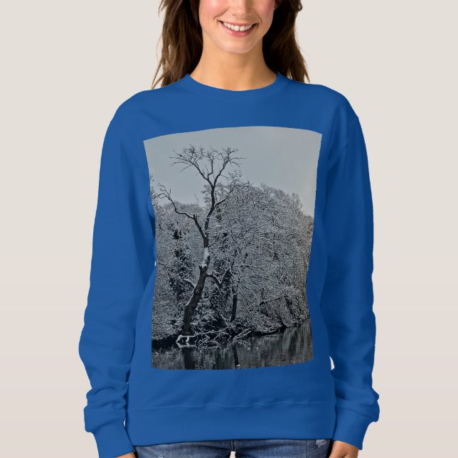 Sudadera Árboles, en el agua (Anverso)