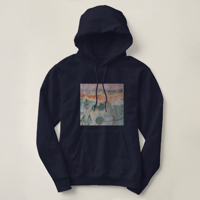 Sudadera Árboles En La Azotea (Diseño del anverso)