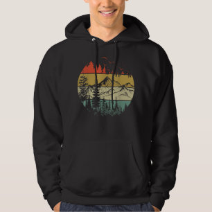 Sudadera Árboles forestales retro Naturaleza al aire libre 