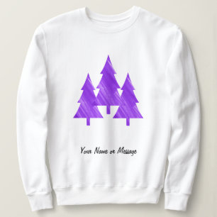 Sudadera Árboles morados estéticos de Guay mínimo personali
