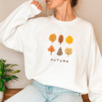 Árboles otoñales minimalistas