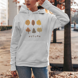 Sudadera Árboles otoñales minimalistas