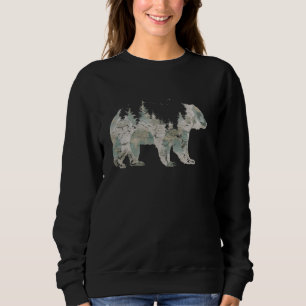 Sudadera Árboles Reflejo Naturaleza de la Vida Silvestre An