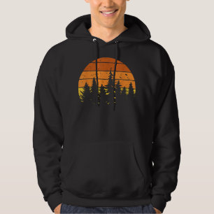 Sudadera Árboles silvestres al aire libre Naturaleza Retro 