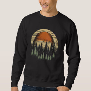 Sudadera Árboles Vida Silvestre Naturaleza Retro Bosque