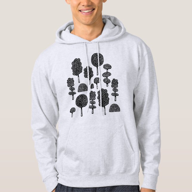 Sudadera Arboretum 230715 - Negro (Anverso)