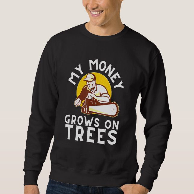 Sudadera Arborisco Woodworker Y Chainsaw (Anverso)