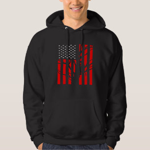 Sudadera Arborismo De Bandera Estadounidense Para Hombres Á