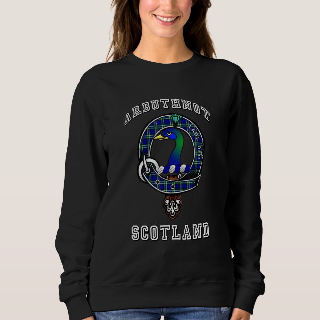 Sudadera Arbuthnot Tartan Clan Badge Athletic Style (Anverso)