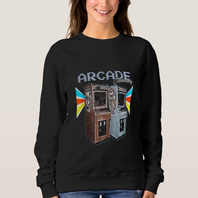 Sudadera Arcade Cabinet Machine 1970 1980 1990 Video Game C (Anverso)