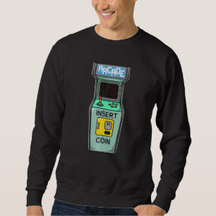 Sudadera Arcade Game Retro Gamer Insertar moneda