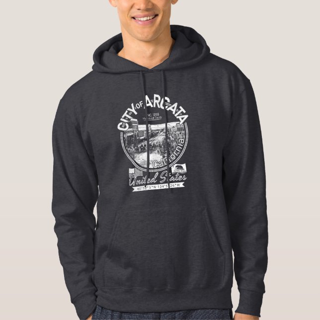 SUDADERA ARCATA CALIFORNIA - VINTACIÓN DE PLAZA ARCATA (Anverso)