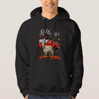 Sudadera Arce Cabra Hoja Otoño Otoño Camión Rojo Hombres Mu