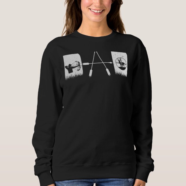 Sudadera Archer Bow Dad Hunter Shooting Archery Dee (Anverso)