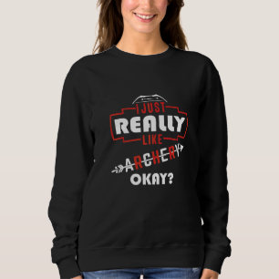 Sudadera Archer Me Gusta Realmente El Arco