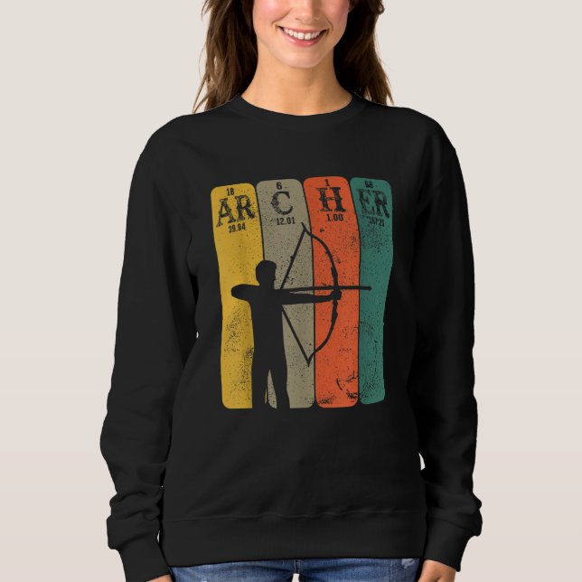Sudadera Archer Periodic Table Elements Bow Hunting Archery (Anverso)
