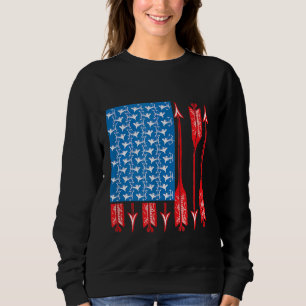 Sudadera Archers Usan Flag Archery Bow Y Arrow