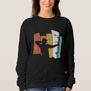 Sudadera Archery Arrow Bow Vintage Retro