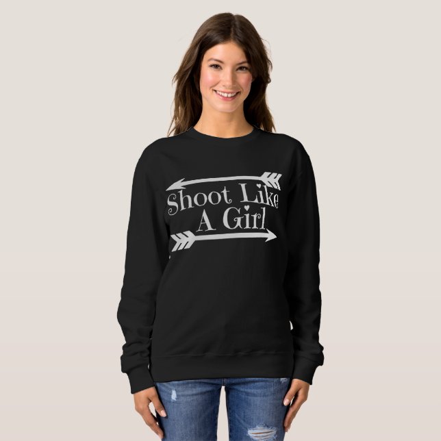 Sudadera Archery Girl - cuota (Anverso completo)