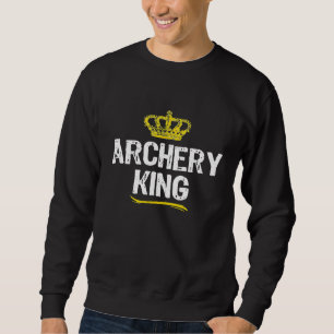 Sudadera Archery King Men Boys Archer Funny Guay