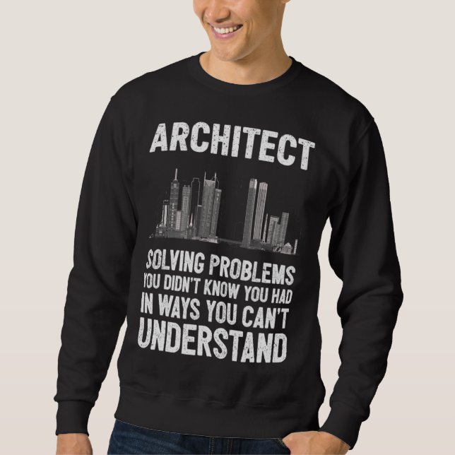 Sudadera Architect architecture building (Anverso)