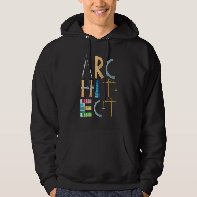 Sudadera Architect Back To School Architecture Students Men (Anverso)