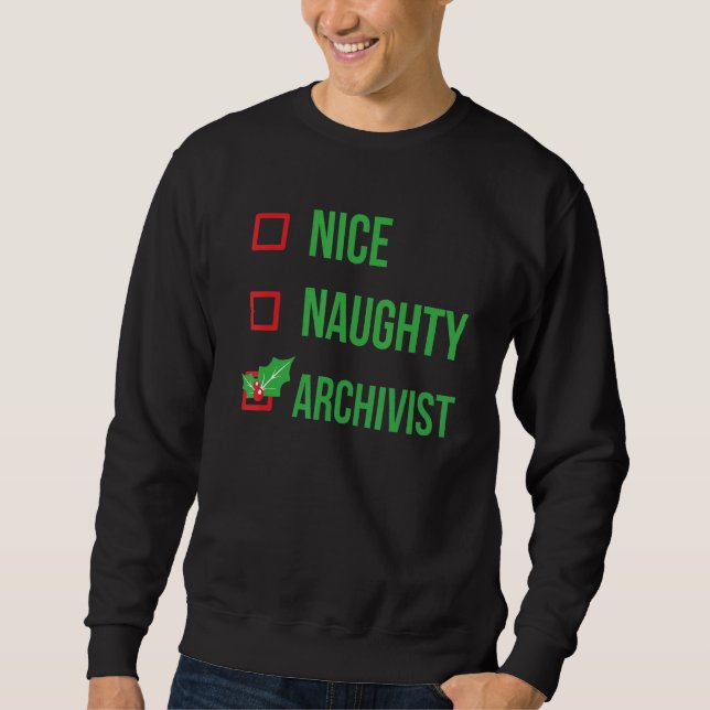 Sudadera Archivist Funny Pajama Navidades (Anverso)