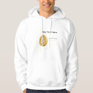 Sudadera archivo de cotización editable de moneda criptográ