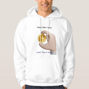 Sudadera archivo de cotización editable de moneda criptográ
