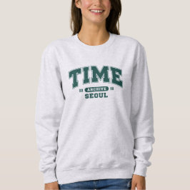 Sudadera Archivo Seúl Varsity Retro Design Fan Art