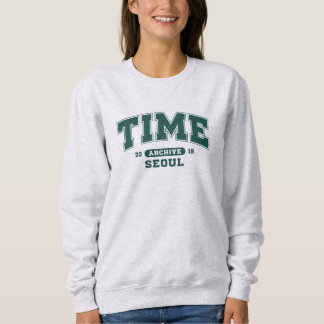 Sudadera Archivo Seúl Varsity Retro Design Fan Art