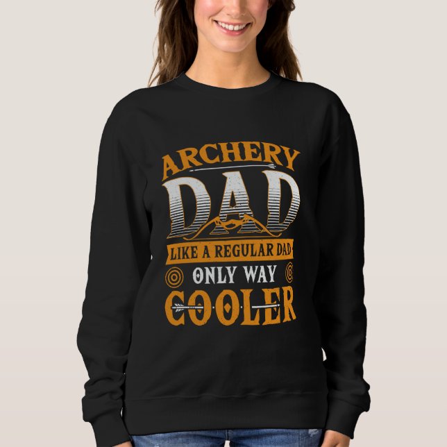 Sudadera Arco a papá como papá normal sólo se vuelve frío (Anverso)