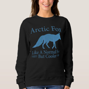 Sudadera Arco de zorros árticos marmátricos blanco