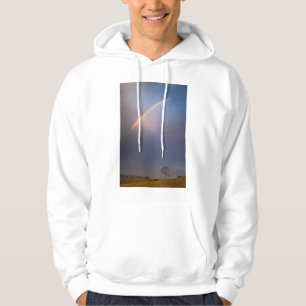 Sudadera Arco iris y paisaje del árbol
