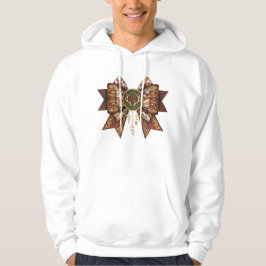 Sudadera arco marrón