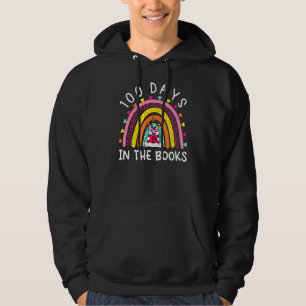 Sudadera Arcoiris 100 Días En Los Libros Unicornio Leyendo