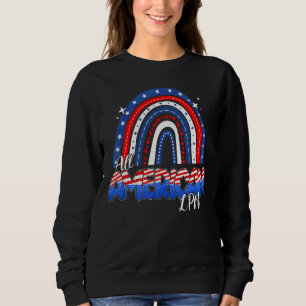 Sudadera Arcoiris All American Lpn 4 De Julio Estadounidens
