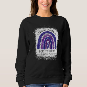 Sudadera Arcoiris De Cinta Púrpura Con Púrpura Para Mi Mamá