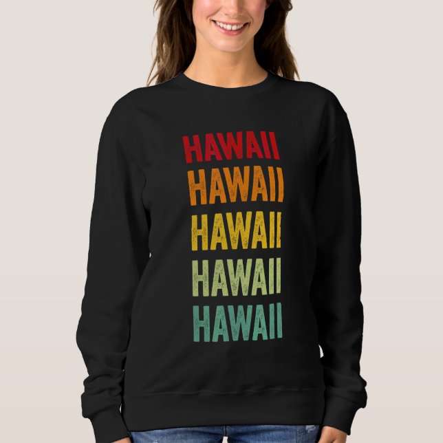 Sudadera Arcoiris de Hawái  Estado de Hawái (Anverso)