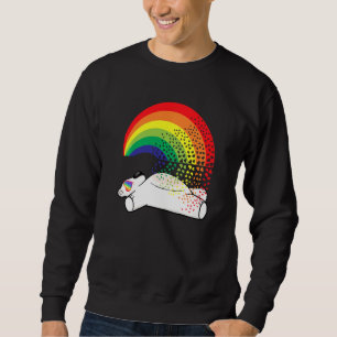 Sudadera Arcoiris De Oso Polar Gay Con