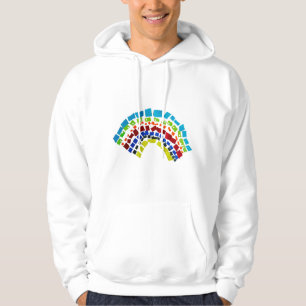 Sudadera Arcoiris de papel