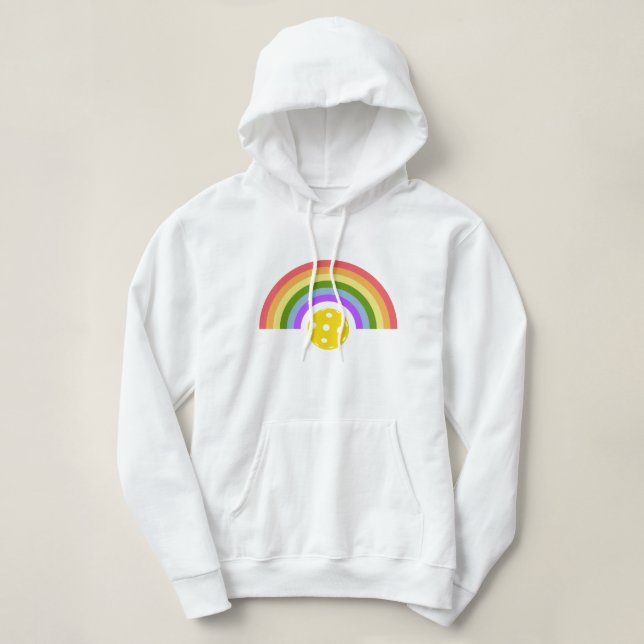 Sudadera Arcoiris de pelletería (Diseño del anverso)