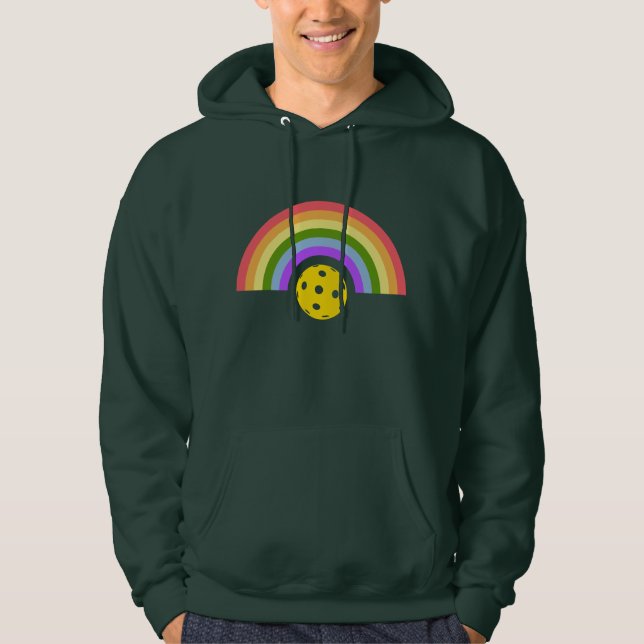 Sudadera Arcoiris de pelletería (Anverso)