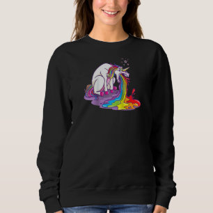 Sudadera Arcoiris de puke Vomi mágica unicornio de lluvia