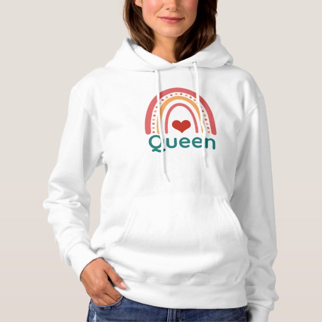 Sudadera Arcoiris de Queen Boho (Anverso)