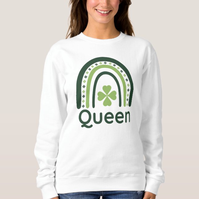 Sudadera Arcoiris de Queen Clover Boho (Anverso)