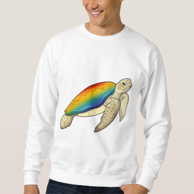 Sudadera Arcoiris de tortuga (Anverso)