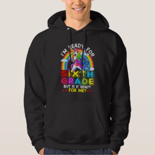 Sudadera Arcoíris de Unicornio ¿Está listo para mí? Estoy l
