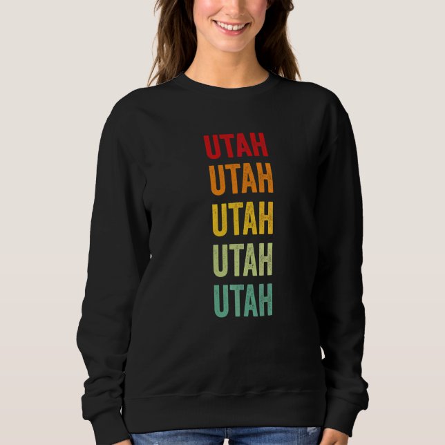 Sudadera Arcoíris de Utah Estado de Utah (Anverso)