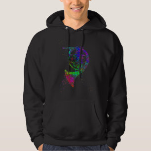 Sudadera Arcoiris del Cuerno francés en negro3